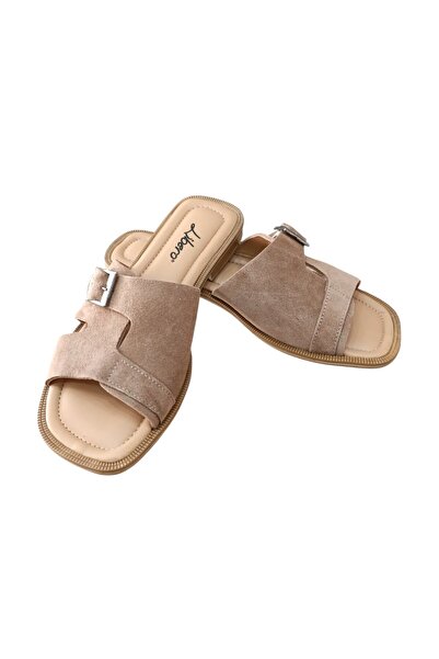 Libero L058.2421 Γυναικείες δερμάτινες παντόφλες Thermo Suede