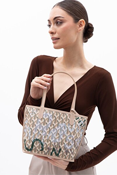 serkan çanta Women's Bag Byn2377 Beige