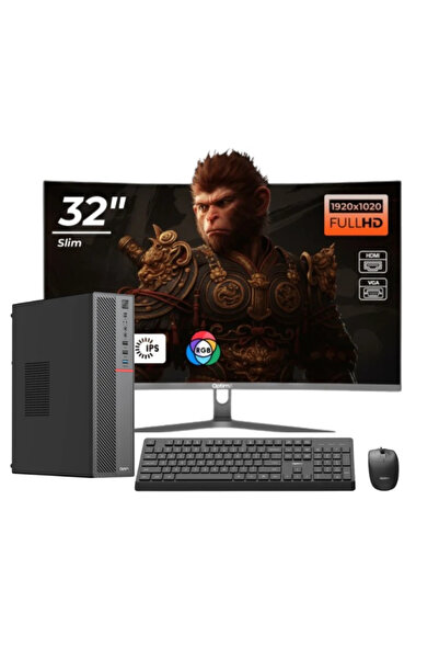 OptimX Πακέτο Γραφείου Premium T5 SFF + Οθόνη 32 " FHD, IPS, LED + Κιτ πληκτρ...