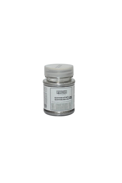 Premi Yenilebilir Metalik Toz Gıda Boyası 10 GR Parlak Gümüş
