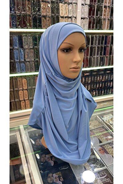Firdevs وشاح عملي مزود بقبعة، غير قابل للانزلاق، جاهز للارتداء، عمامة حجاب، ل...