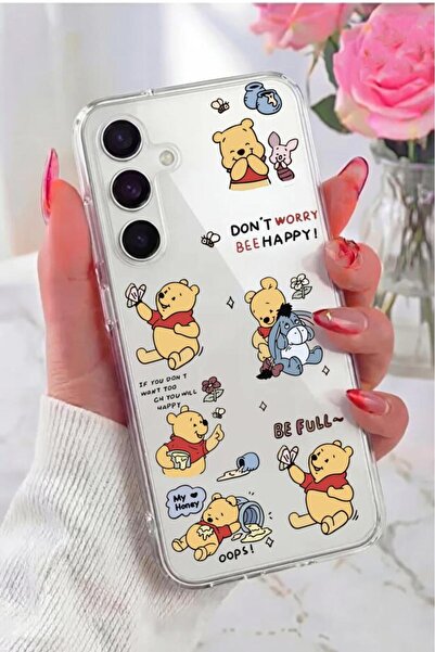 3GEN CASE Samsung Galaxy S24 Plus Uyumlu Lüx Desenli Şeffaf Silikon Kılıf