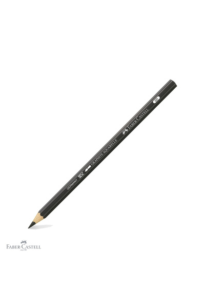 Faber Castell Creion de grafit Faber-Castell 6B pentru acuarelă, mină solubil...