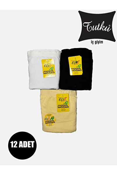 KEYAL Tutku Elit ELT2410 Elit Kadın Modal Toparlayıcı Bato 12'li Paket