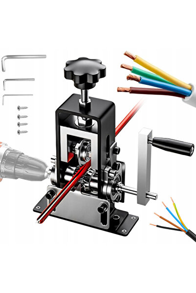 zola Μηχανή απογύμνωσης καλωδίων, συμβατή με καλώδια 1-20 χιλιοστών, χειροκίν...