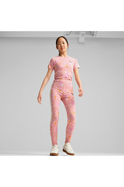 Puma Lava Land Leggings Çocuk Pembe Tayt
