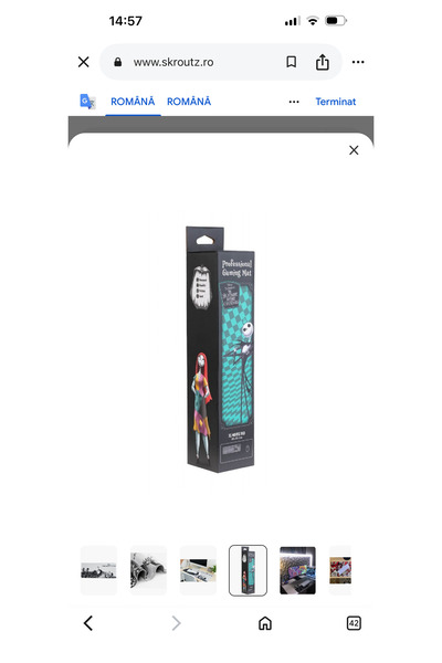 Disney Grupo Erik Ποντικομαξιλαράκι Gaming XXL (800mm) Εφιάλτης πριν τα Χριστ...