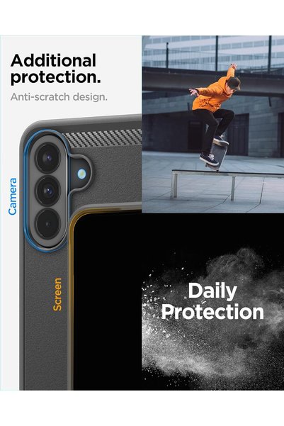 Spigen Galaxy A37 Compatible Case Rugged Armor Matte Black - Acs09795