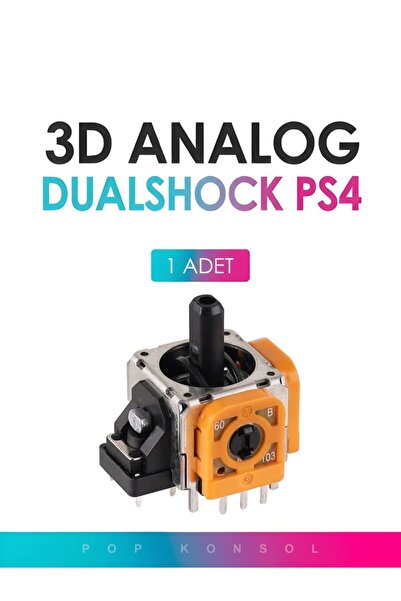 POPKONSOL 1 Adet PS4 3D Analog Joystick Motor Playstation 4 Dualshock Kol Tam...