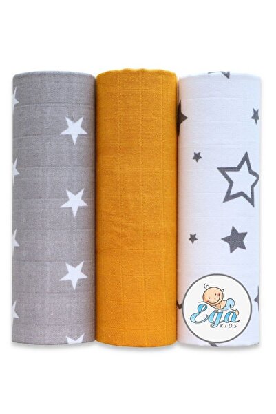 EgaKids Set 3 scutece din bumbac 60x80 cm model No3