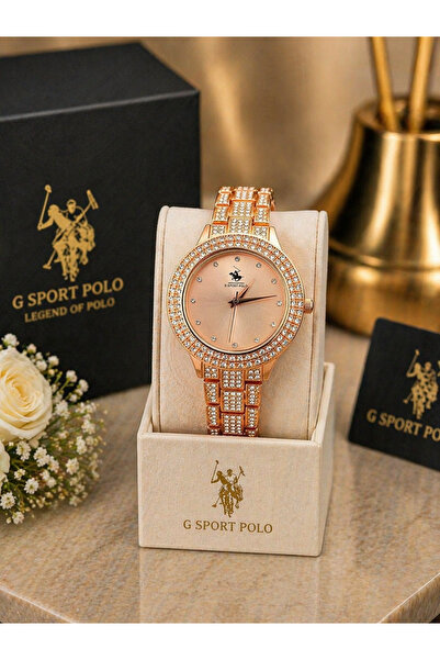 G Sport POLO Simple and Stone Detailed Women's Wristwatch (Special for Mother...