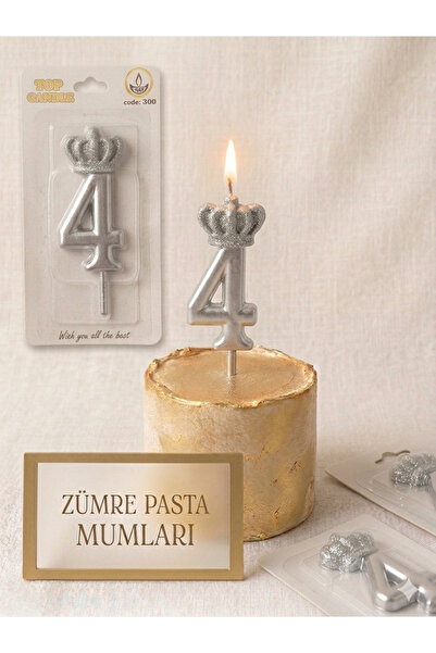 By Paster Zümre Pasta Mumları 4 Rakamı