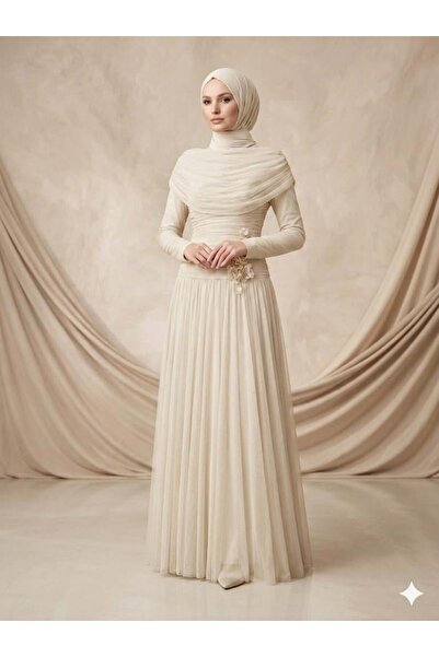 Kenzel Long Sleeve Long Evening Dress