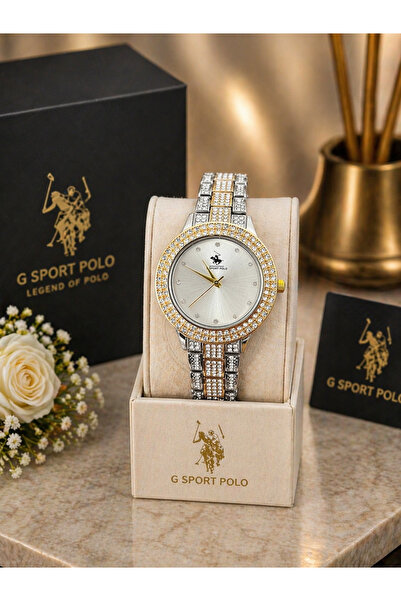 G Sport POLO Simple and Stone Detailed Women's Wristwatch (Special for Mother...