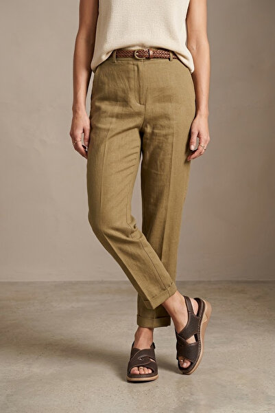 Esem M-027 Γυναικεία σανδάλια από γνήσιο δέρμα σε καφέ χρώμα