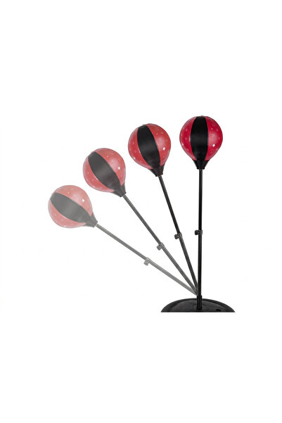 nkspor 1 Adet 70-106 CM Ayarlanabilir Çocuk Boks Standı Seti - Şişirme Pompas...