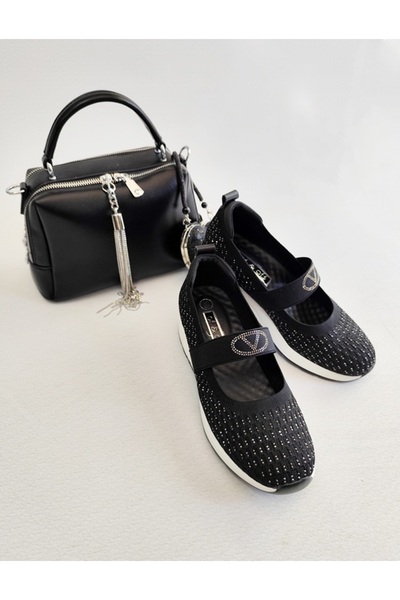 Of&Off Women's Imported Tricot Casual Shoes