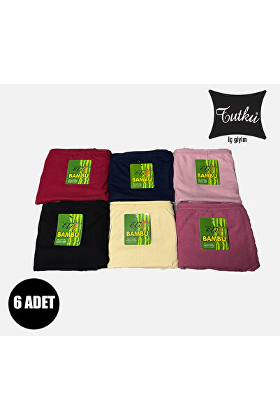 KEYAL Tutku Elit ELT2405 Elit Kadın Bambu Kaşkorse Bato Külot 6'lı Paket