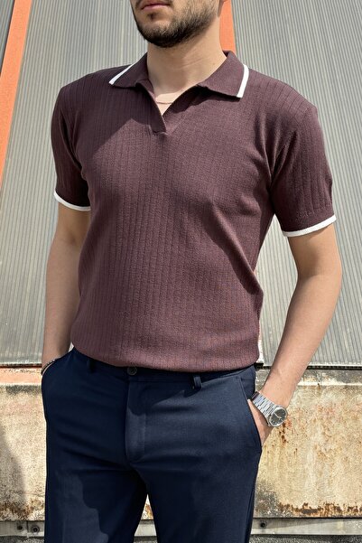 inpool Ανδρικό, με υφή ρίγας, με απαλή υφή, στυλ Old Money, Κανονική εφαρμογή...