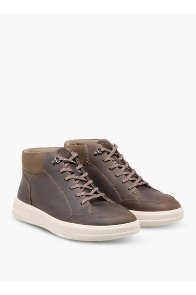 Ecco Men Move M Lace-Up Leather High Cut Sneakers