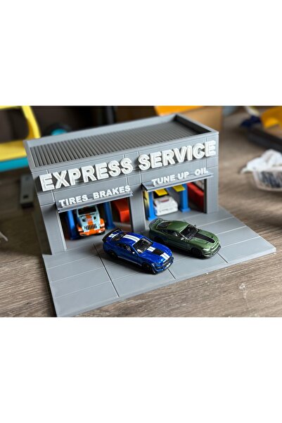 3DHediyeSepeti HotWheels Arabaları İçin Garaj