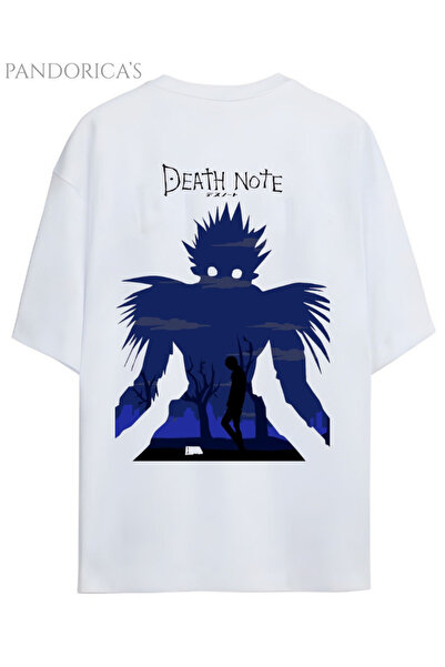 Grafftee Clothing DEATH NOTE ANİME TASARIM SERİSİ RYUK VE KİRA SIRT BASKILI Y...