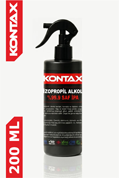 KONTAX SAF İPA %99,9 İZOPROPİL ALKOL 200 ml