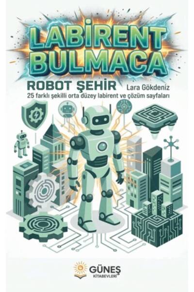 Gece Kitaplığı Labirent Bulmaca Robot Şehir