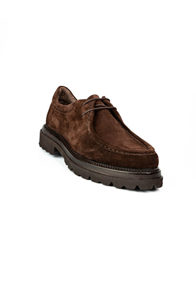 JAMES FRANCO 598 Καφέ Δερμάτινα Κλασικά Ανδρικά Παπούτσια