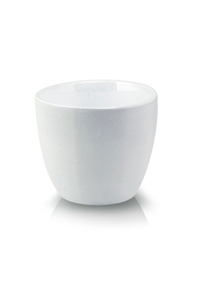 Floraria Tria's Ghiveci ceramica - mic - Alb