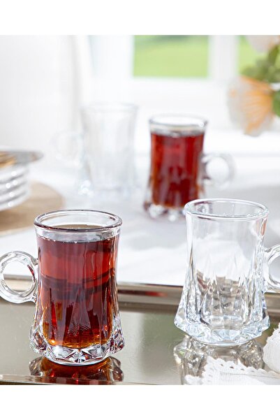 English Home Resta Cam 4'lü Çay Bardağı
