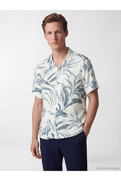 LC Waikiki Regular Fit Patterned Viscose Men's Shirt