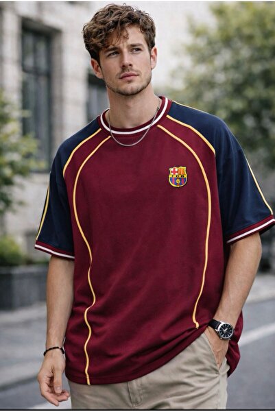 KUN SPORTSWEAR Ρετρό νοσταλγία premium μπλουζάκι με ραφές oversize unisex "