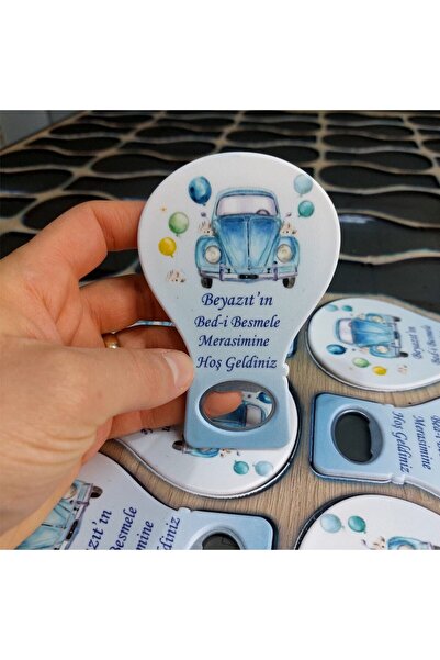 LecaTTe Balon Magnet Açacak - 20 Adet - Sünnet, Nişan, Söz, Düğün Hediyelik -...