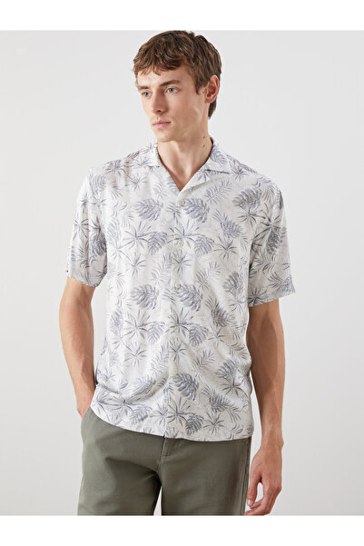 LC Waikiki Regular Fit Short Sleeve Patterned Men's Shirt