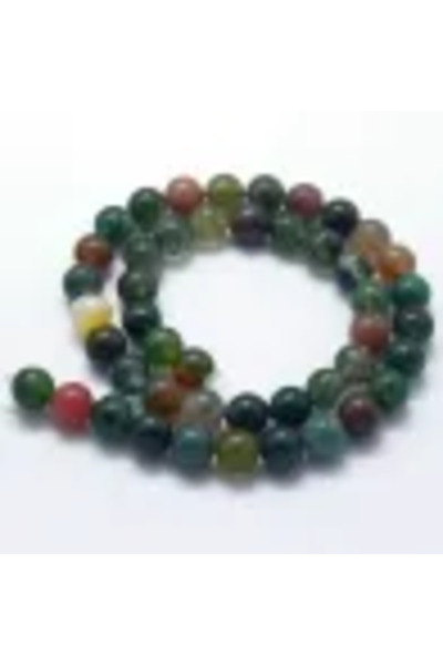 GemSale Mărgele agat indian 8mm 38cm~44 bucăți