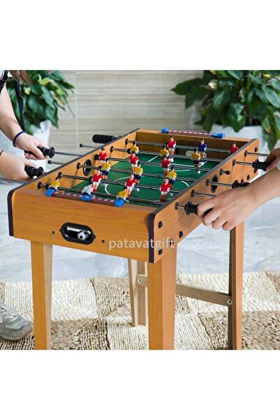 Empressco Ev Ofis Tipi Ahşap Ayaklı Langırt 6 Kollu Langırt Futbol Oyunu