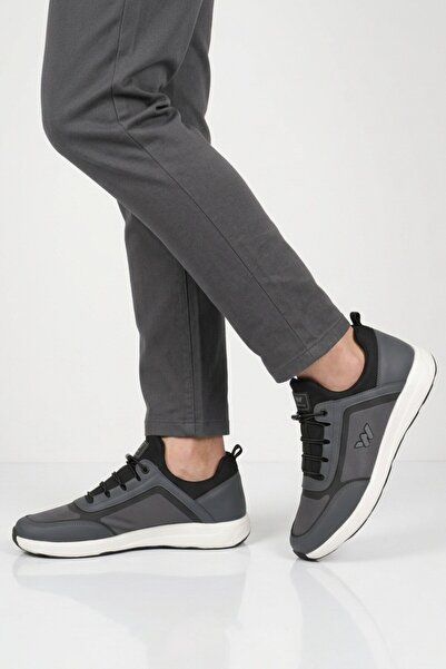 WALKWAY Ανδρικά αθλητικά παπούτσια Smoked Light Flexible Lock Lace-Up Bertina M