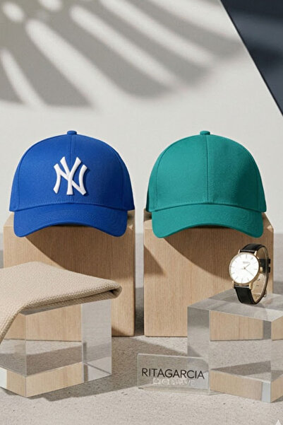 Ritagarcia Unisex Σετ 2 τεμαχίων: 1 Κεντημένο καπέλο & 1 Απλό Βασικό Ρυθμιζόμ...