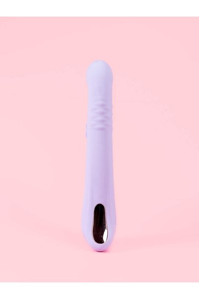 OEM Basia - Vibrator Rabbit cu Expansiune și Stimulare Duală - Lavanda