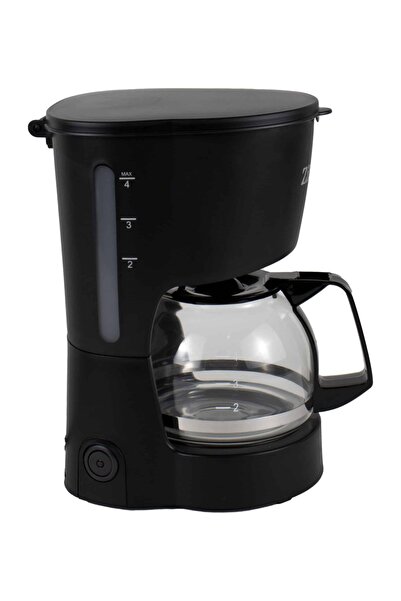 FOXMAG24 Καφετιέρα φίλτρου 600W, Χωρητικότητα 600ml, Μαύρο, Διατήρηση θερμότητας