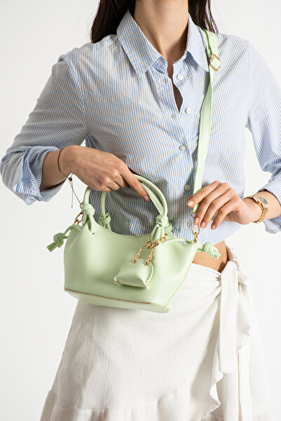 Adox Çanta ESCUELLA MODEL CHARM GIFTED MINT GREEN ΓΥΝΑΙΚΕΙΑ ΤΣΑΝΤΑ ΧΕΡΙΟΥ ΚΑΙ...