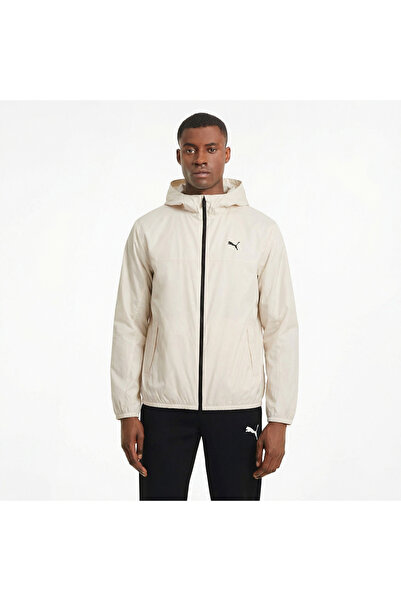 Puma Ess Regular Windbreaker Erkek Krem Ceket