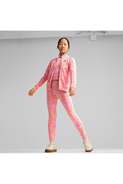 Puma Track Tr Çocuk Pembe Eşofman Üstü