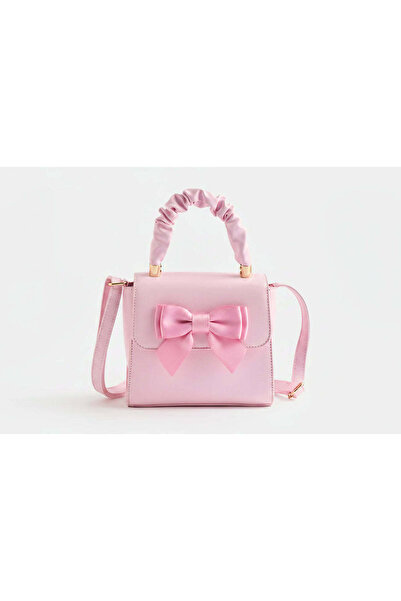 REDTAG Girls Pink Embellished Crossbody Bag