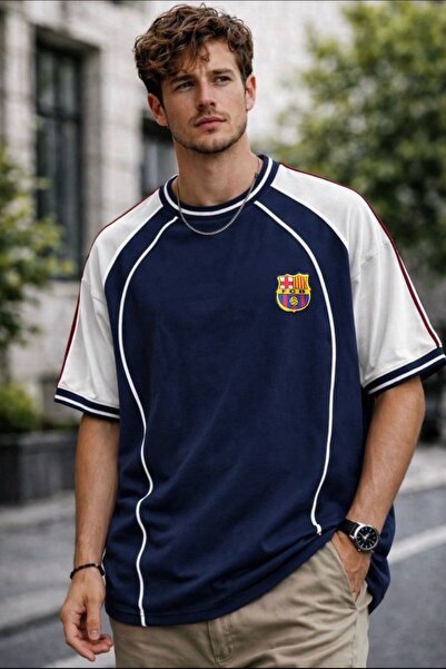 KUN SPORTSWEAR Ρετρό νοσταλγία premium μπλουζάκι με ραφές oversize unisex "