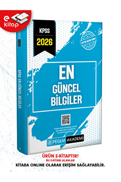 Pegem Akademi Yayıncılık 2026 KPSS En Güncel Bilgiler E-Kitap
