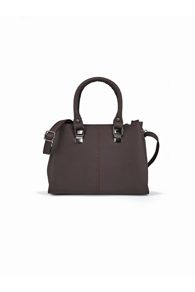 Rivina Viso Γυναικεία τσάντα ώμου & χεριού 3 τμημάτων Κρέμα