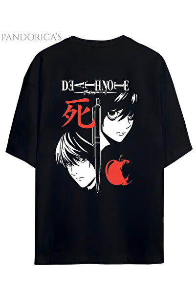 Grafftee Clothing DEATH NOTE ANİME TASARIM SERİSİ KİRA VE L. LAWLIET SIRT BAS...