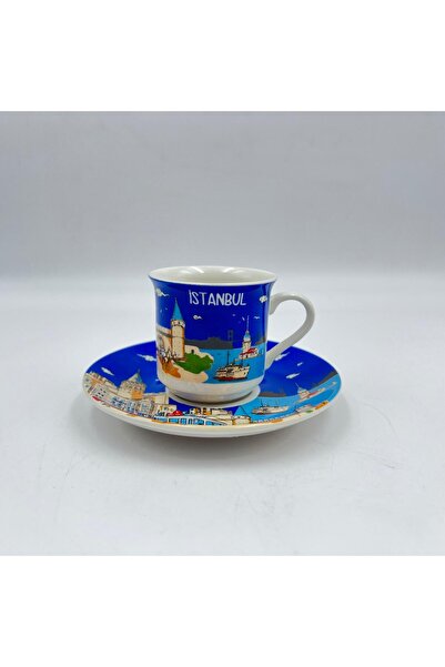 MEVLANA BAZAAR Istanbul Patterned Single Cup Set